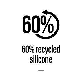 60 % recyceltes Silikon
